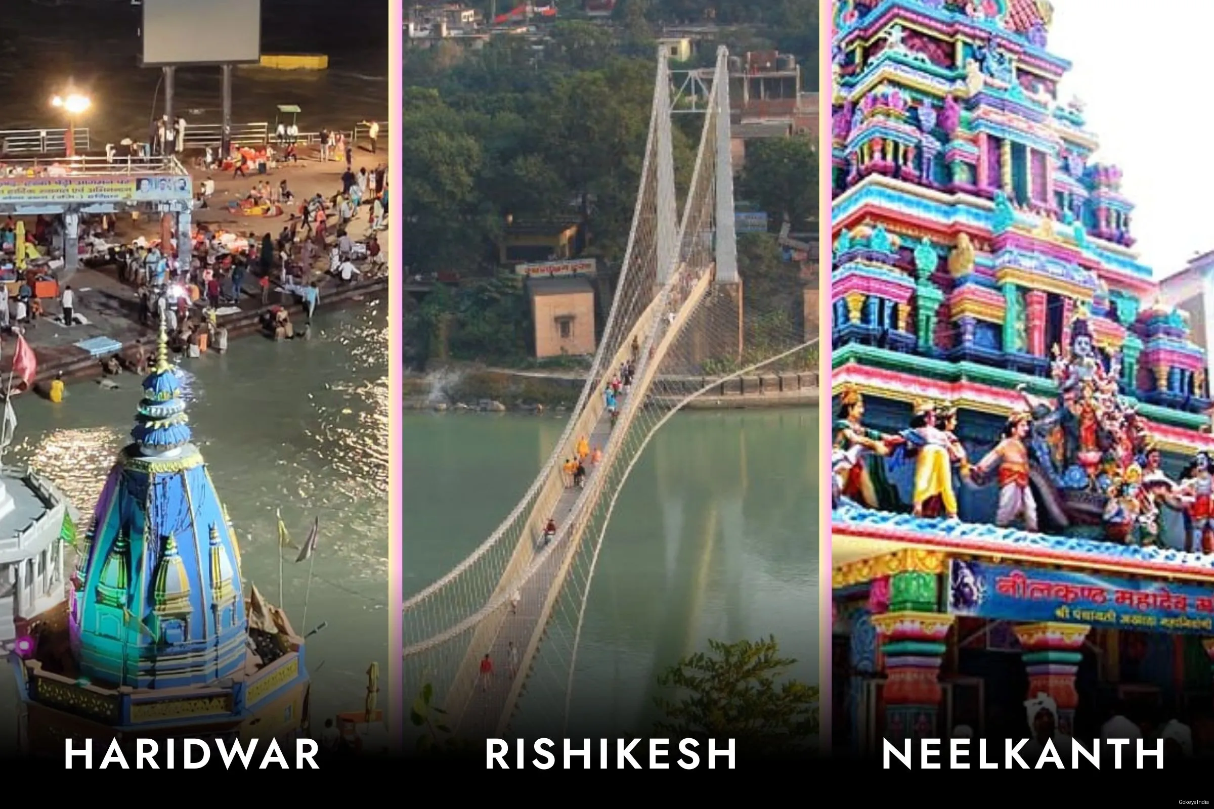Haridwar Rishikesh Neelkanth Tour for 2 Days