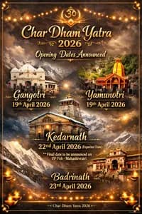 Char Dham Yatra Opening Date 2026