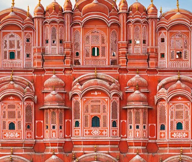 Hawa Mahal, Jaipur, India. Palace of the winds. Jaipur, Rajasthan, India